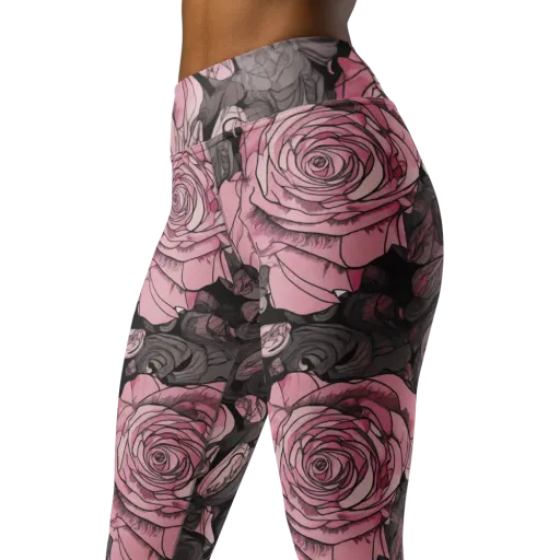 Blush Afterdark on a Yoga Leggings