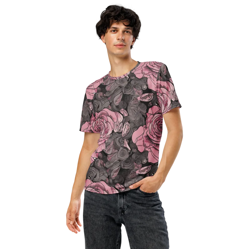 Blush Afterdark on Men's Crew Neck T-Shirt — Front