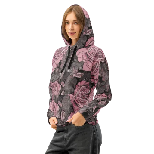 Blush Afterdark on a Cotton Hoodie