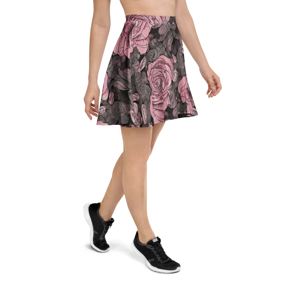 Blush Afterdark on Skater Skirt — Right