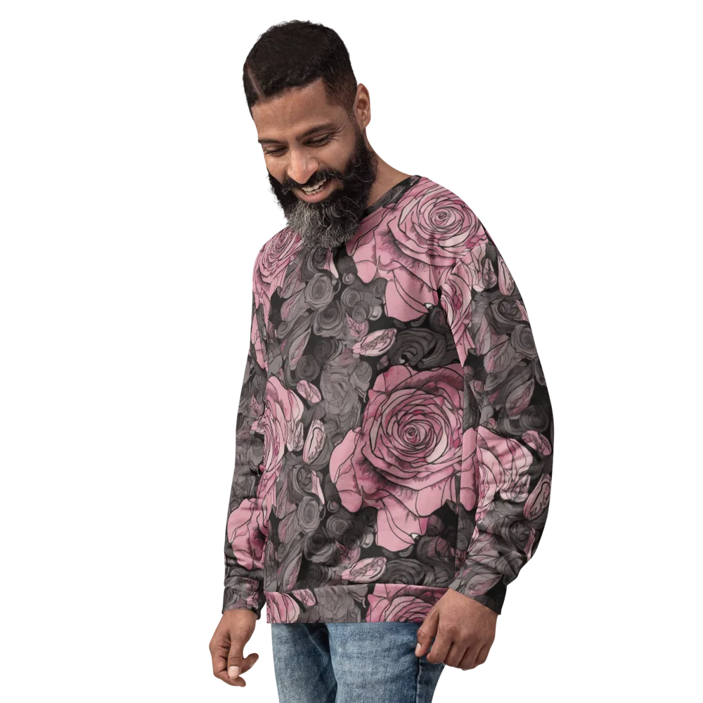 Blush Afterdark on Sweatshirt — Left Front