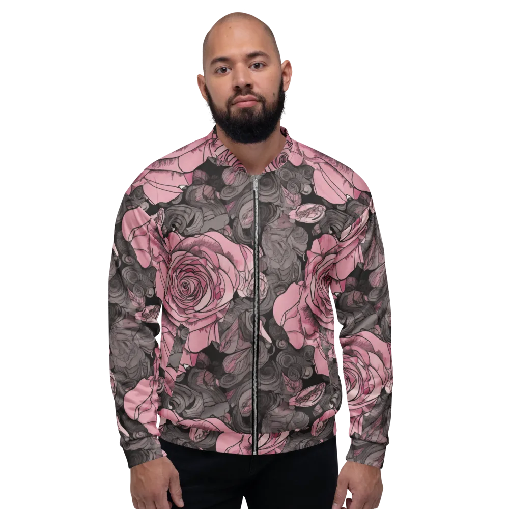 Blush Afterdark on Bomber Jacket — Front