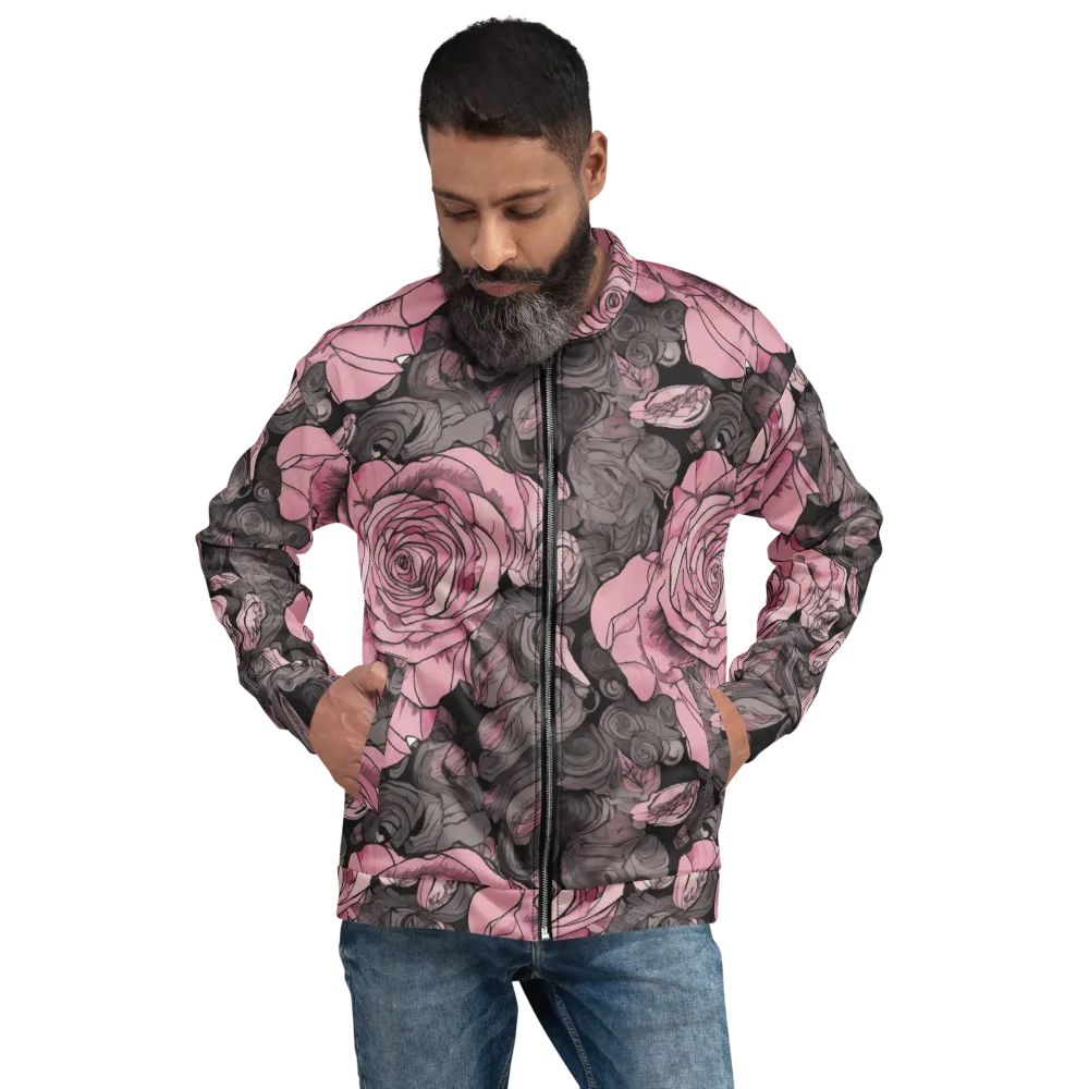 Blush Afterdark on Bomber Jacket — Front