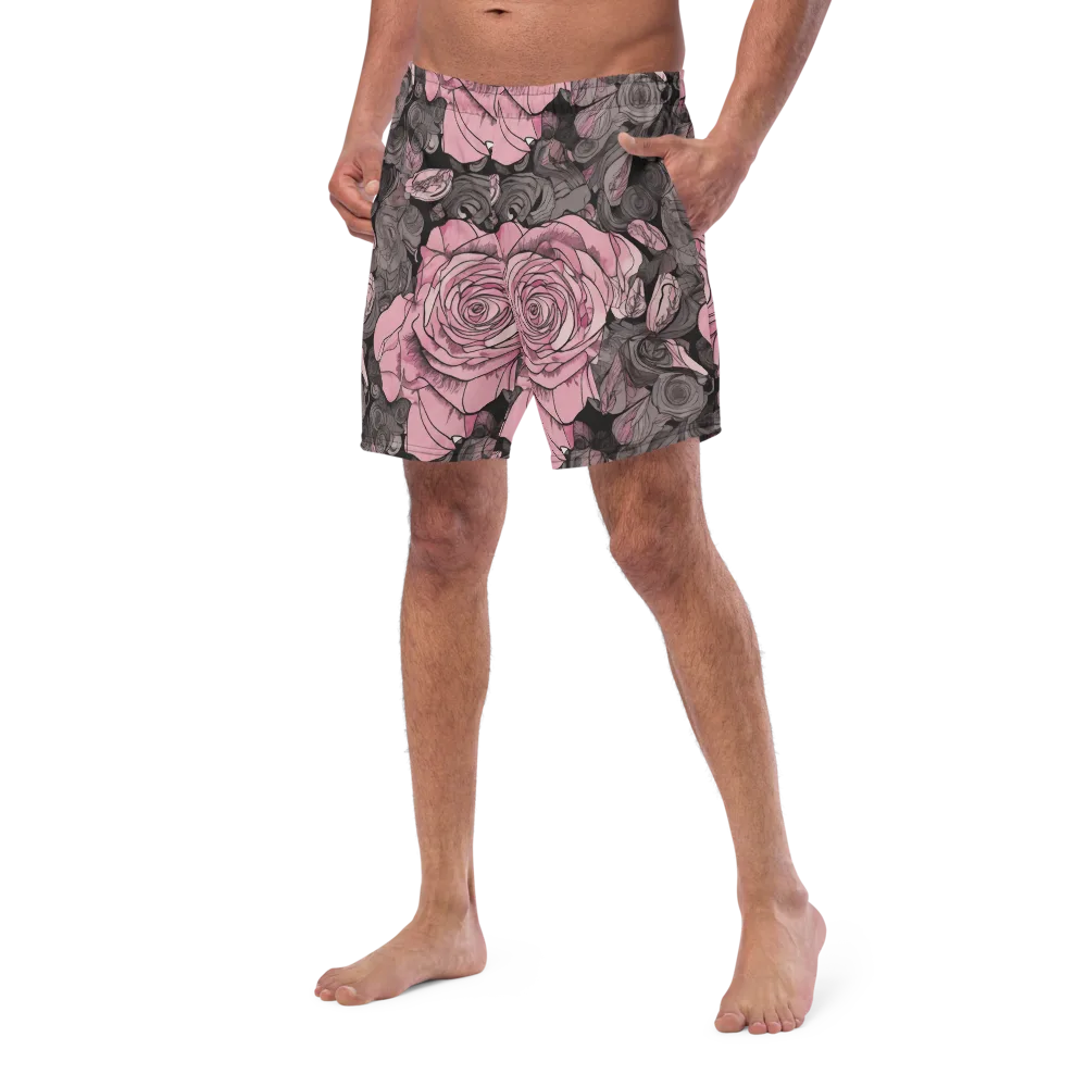 Blush Afterdark on Swim Trunks — Left Front