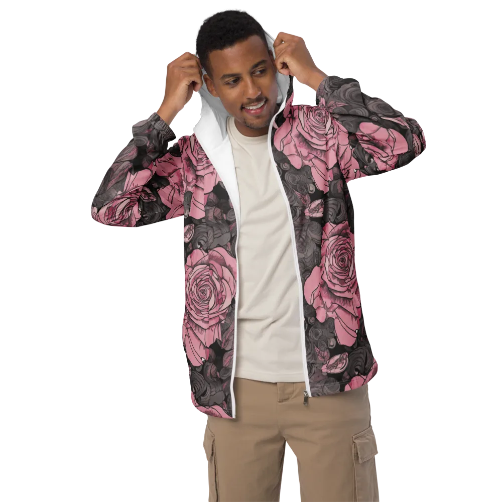 Blush Afterdark on Men's Windbreaker — Front
