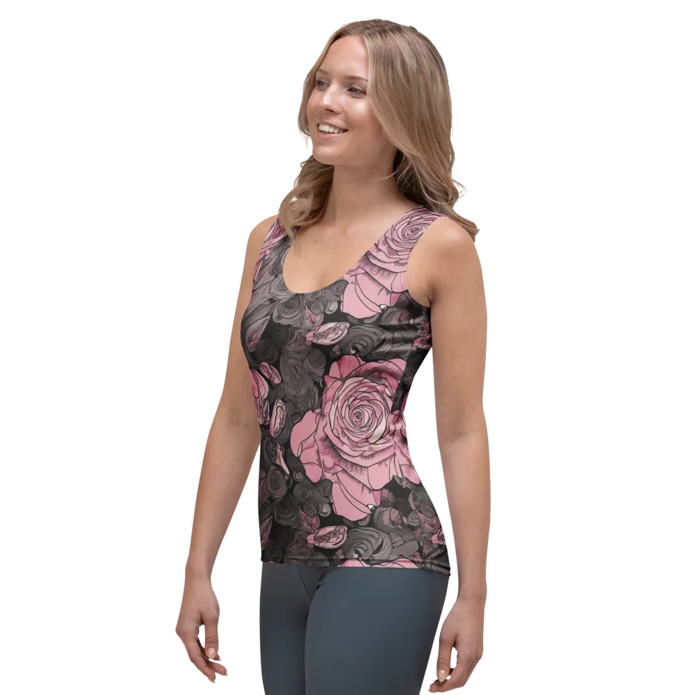 Blush Afterdark on Women's Tank Top — Left Front