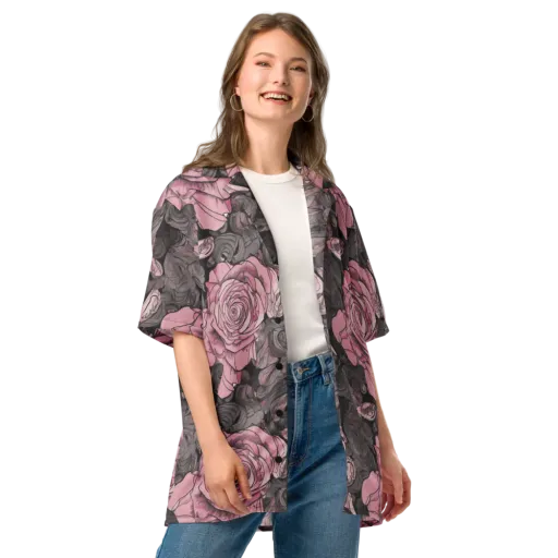 Blush Afterdark on a Button Shirt