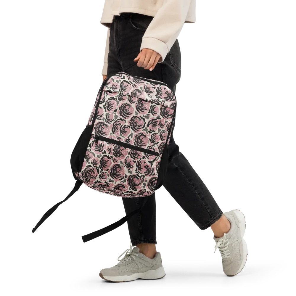 Inkblush Garden on Utility Backpack — Front