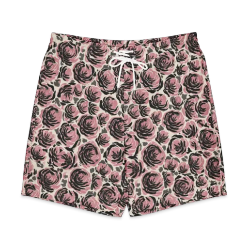Inkblush Garden on a Men's Board Shorts