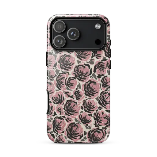 Inkblush Garden on a Tough Case for iPhone®