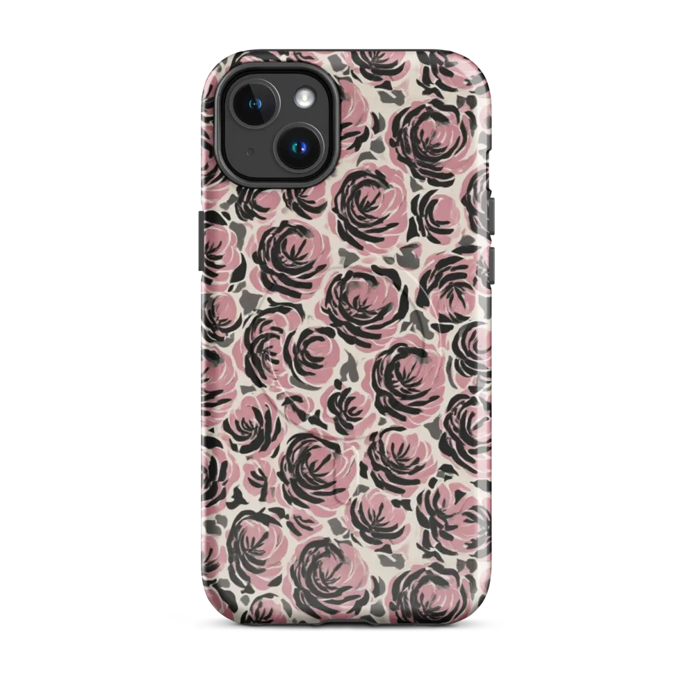 Inkblush Garden on MagSafe Tough Case for iPhone® — Front