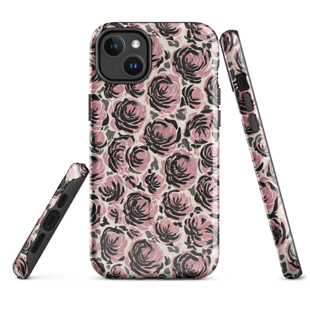 Inkblush Garden on MagSafe Tough Case for iPhone® — Front