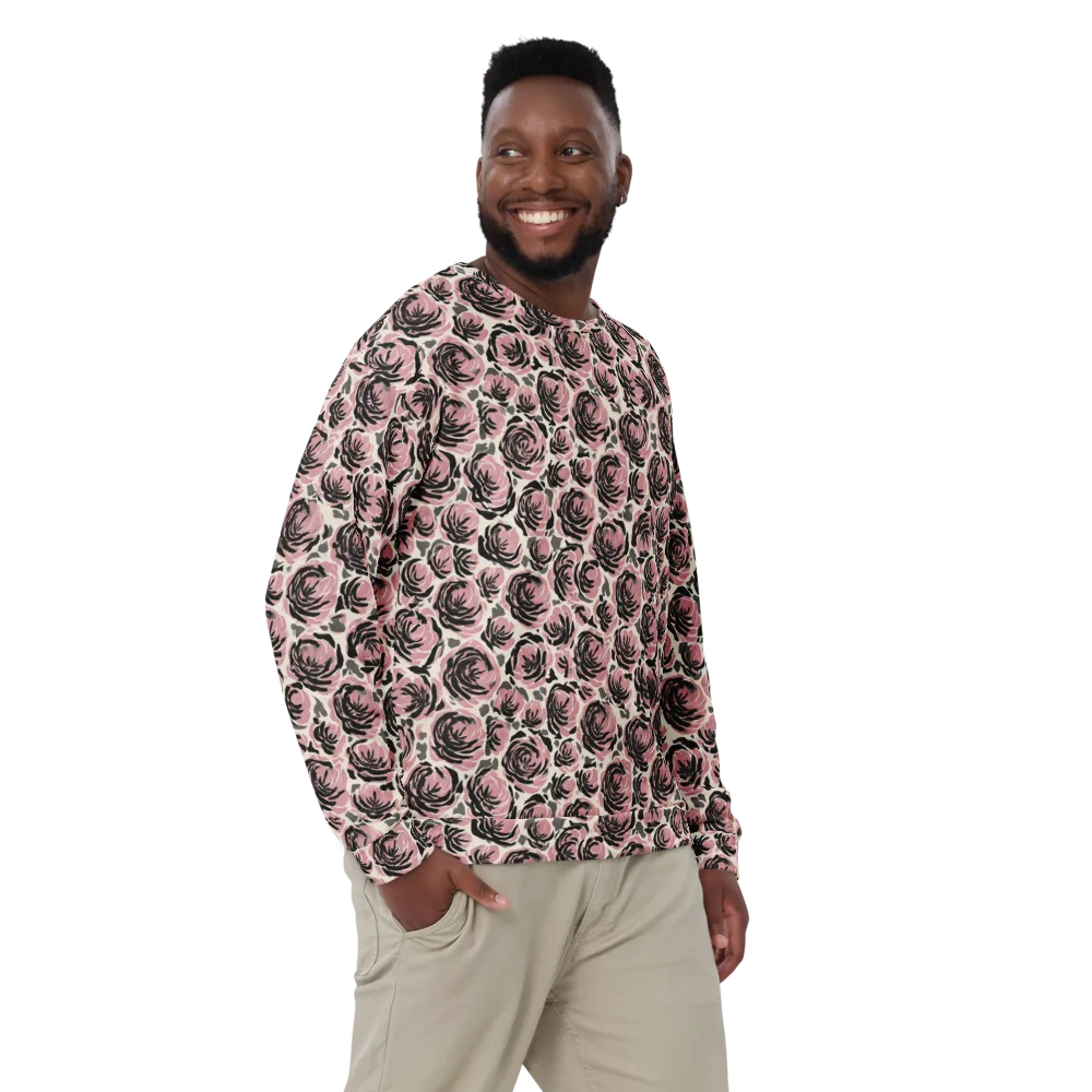 Inkblush Garden on Sweatshirt — Front