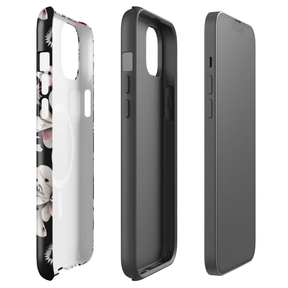 Pink Noir Garden on MagSafe Tough Case for iPhone® — Front