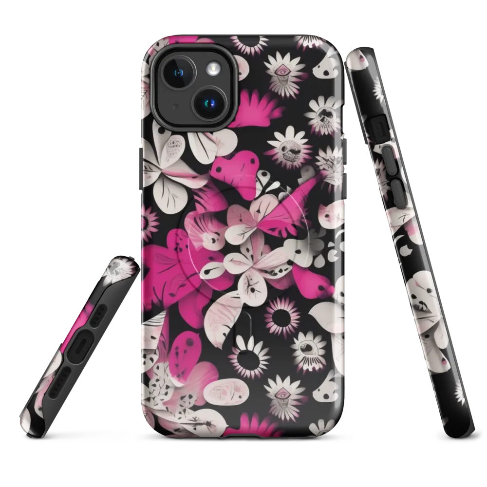 Pink Noir Garden on MagSafe Tough Case for iPhone® — Front