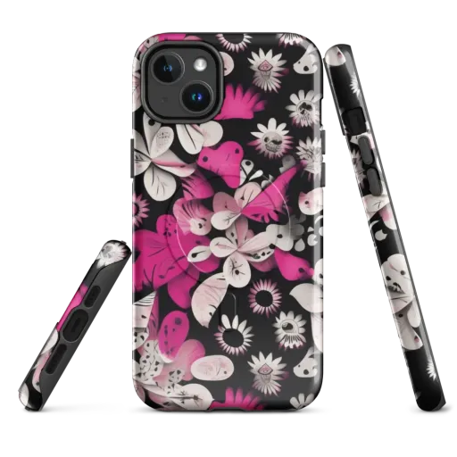 Pink Noir Garden on a MagSafe Tough Case for iPhone®