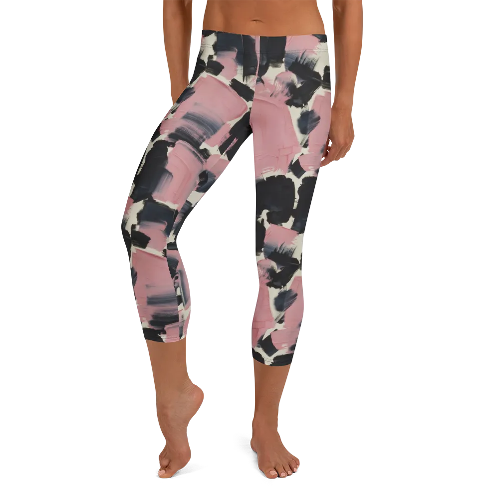 Blush Noir on Capri Leggings — Front