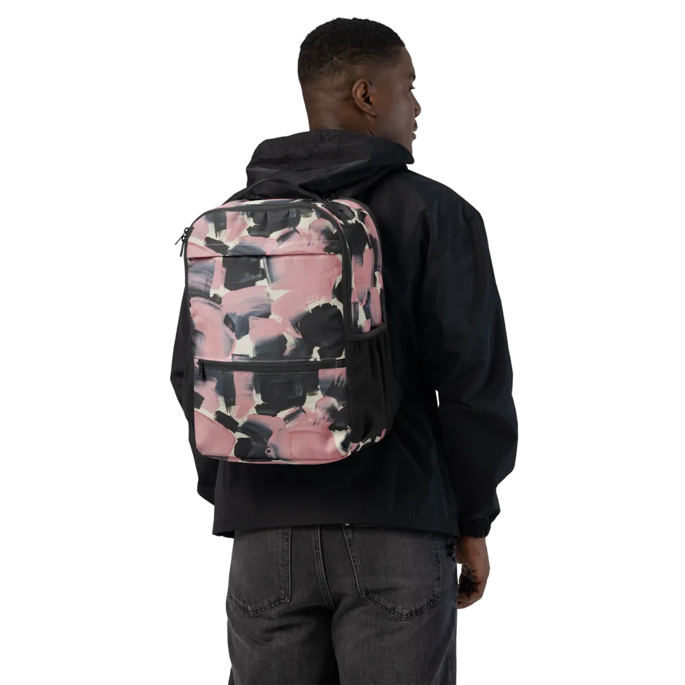 Blush Noir on Utility Backpack — Back