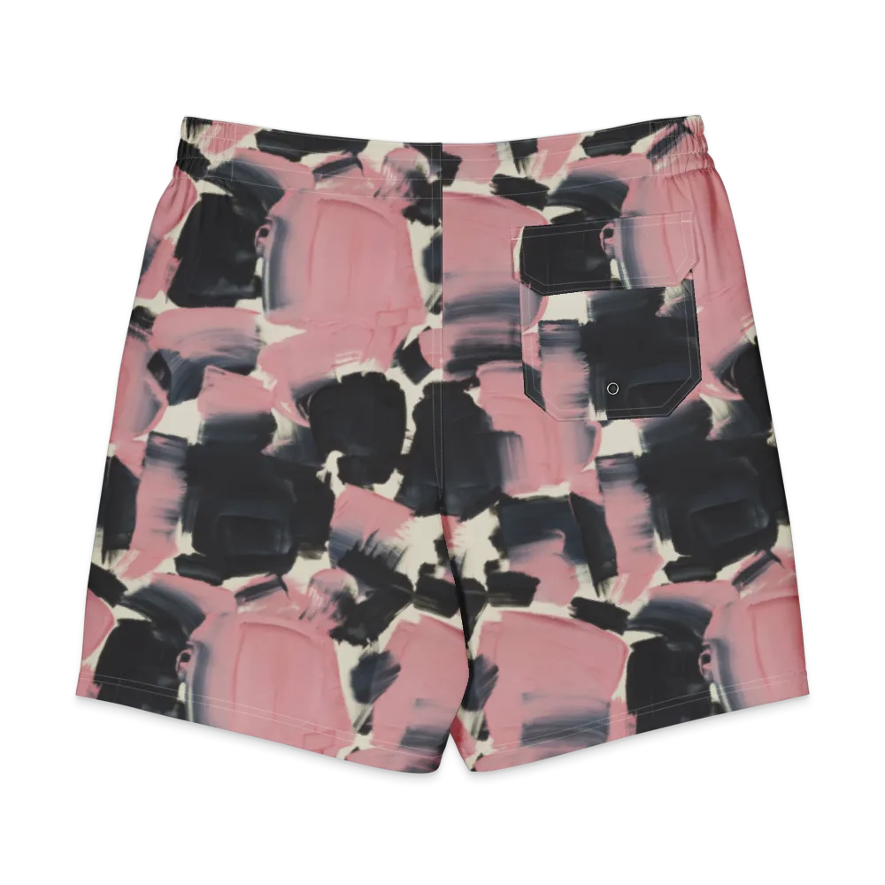 Blush Noir on Men's Board Shorts — Back