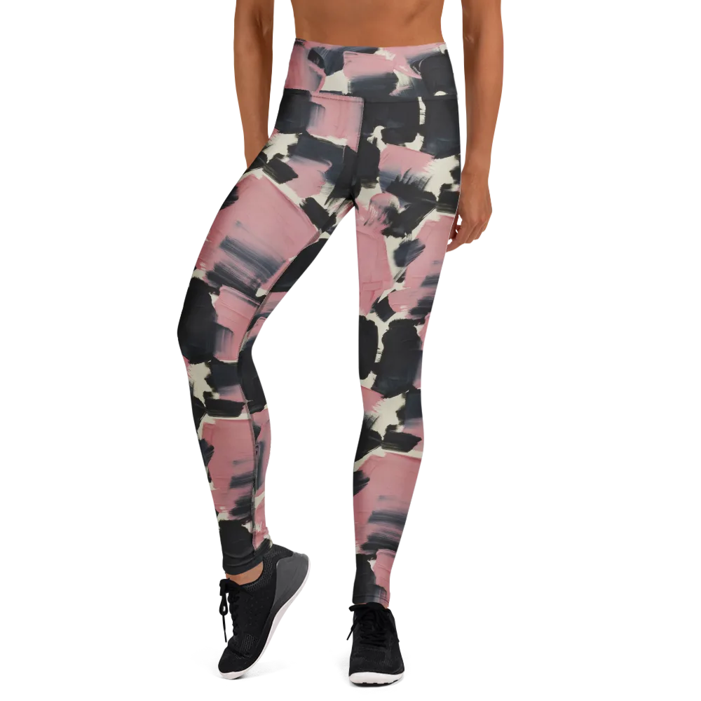 Blush Noir on Yoga Leggings — Front