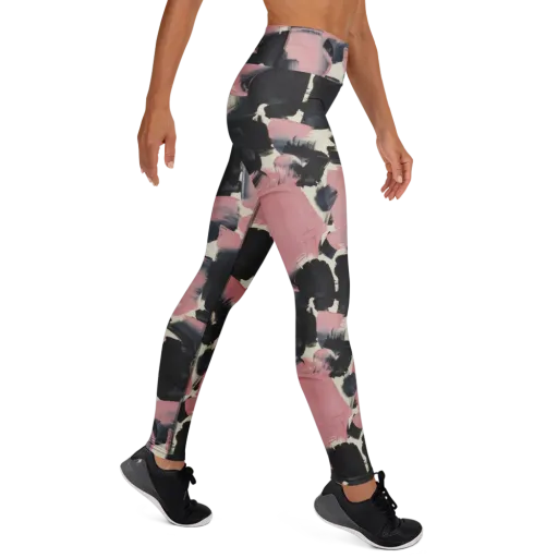 Blush Noir on a Yoga Leggings