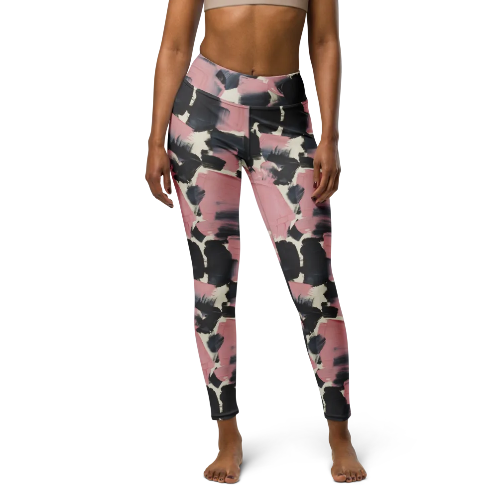 Blush Noir on Yoga Leggings — Front