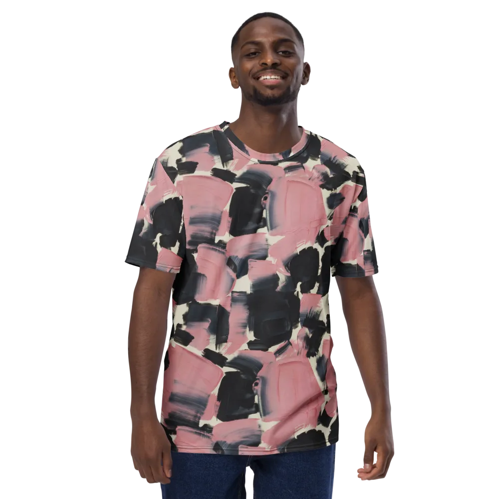 Blush Noir on Men's Crew Neck T-Shirt — Front