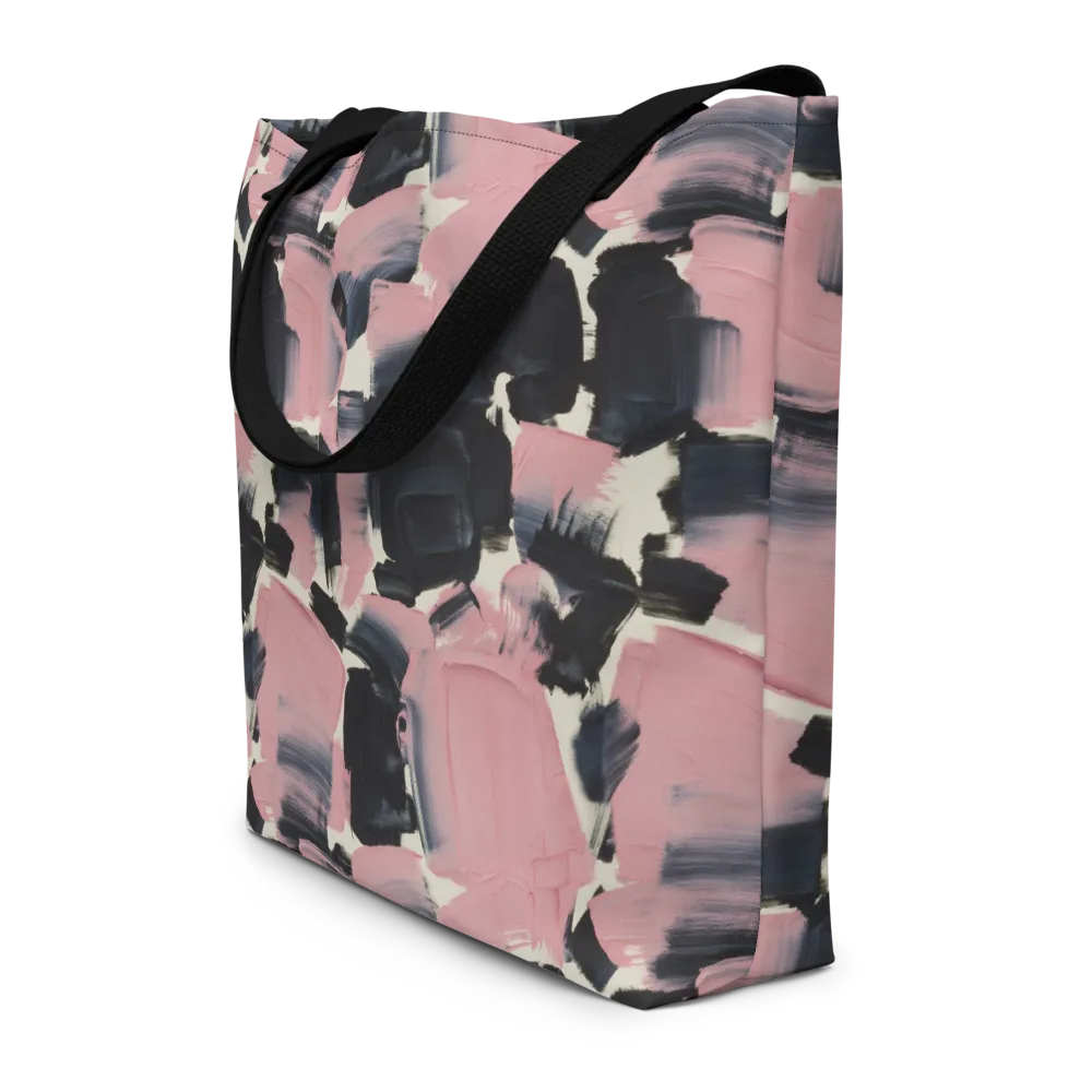 Blush Noir on Large Tote Bag W/ Pocket — Front