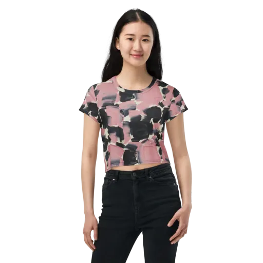Blush Noir on a Crop Tee
