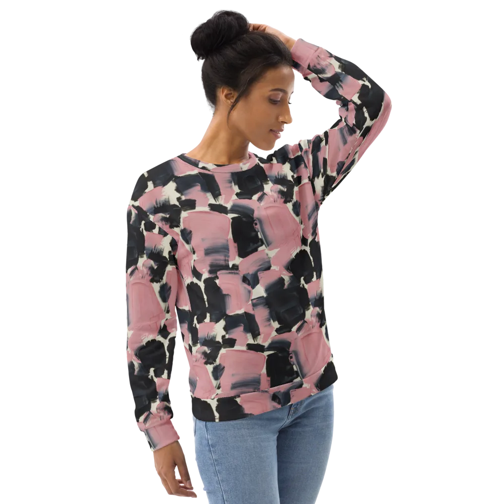 Blush Noir on Sweatshirt — Right Front