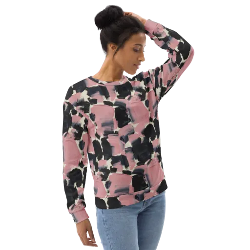 Blush Noir on a Sweatshirt