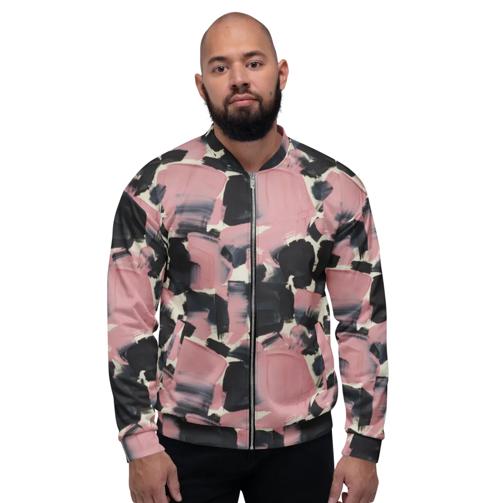 Blush Noir on Bomber Jacket — Front