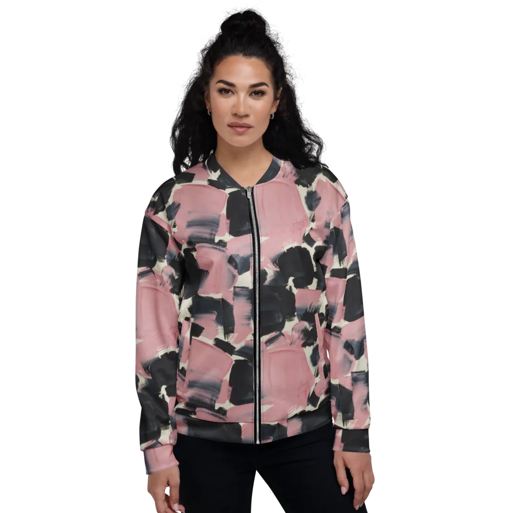Blush Noir on Bomber Jacket — Front