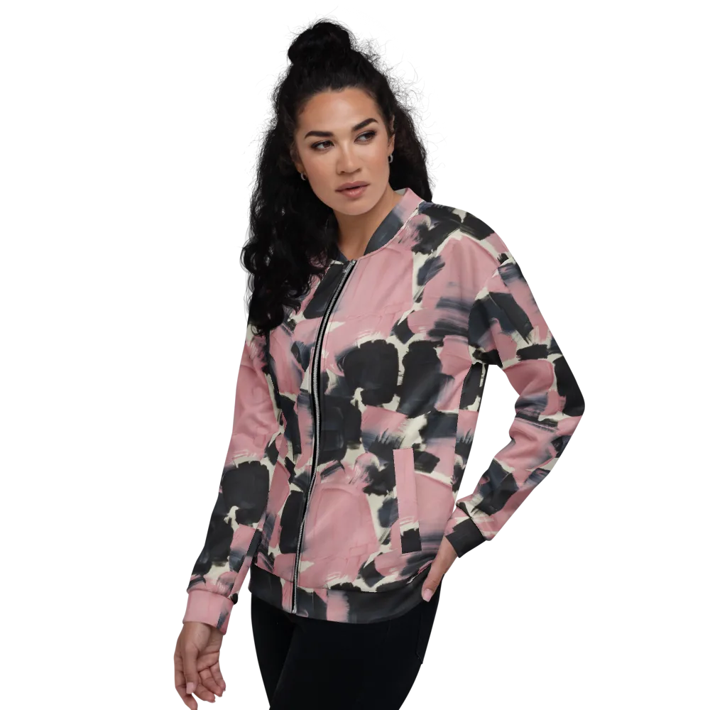 Blush Noir on Bomber Jacket — Left