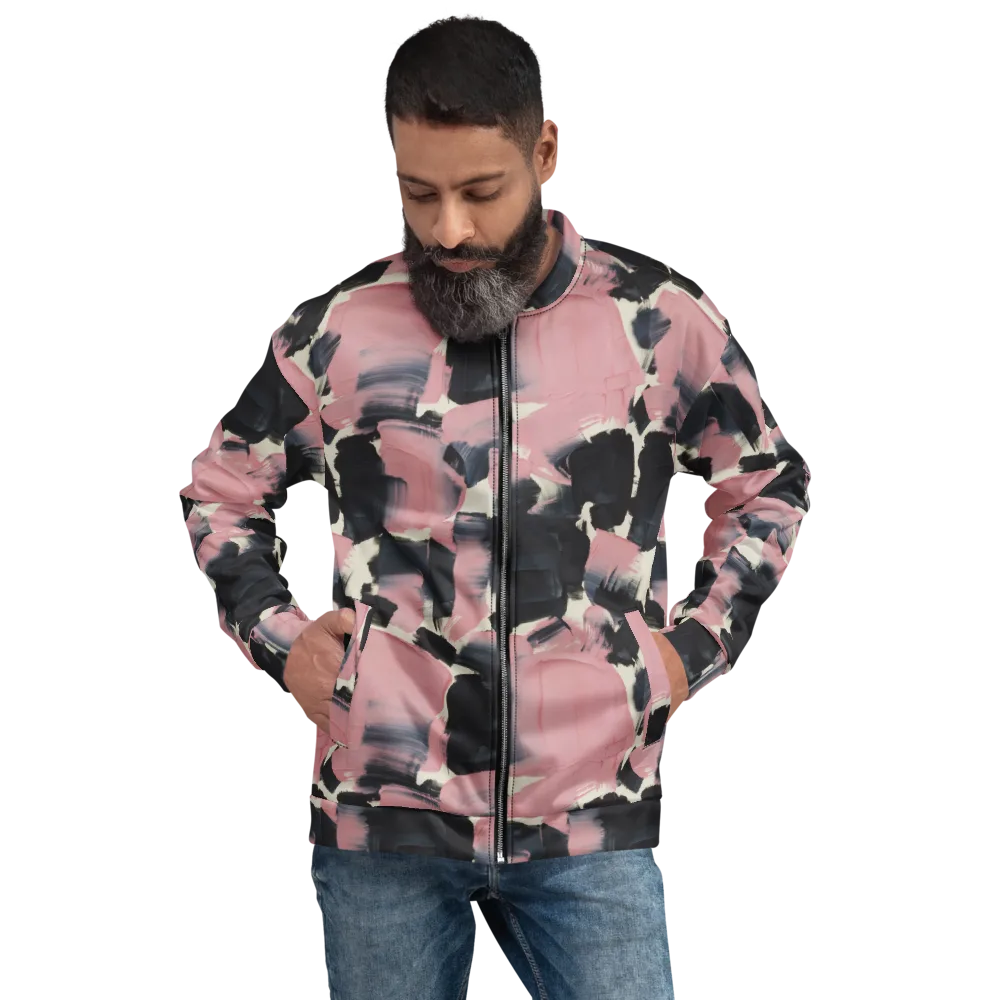 Blush Noir on Bomber Jacket — Front