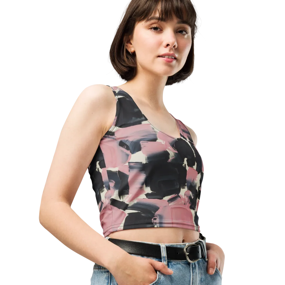 Blush Noir on Crop Top — Right Front