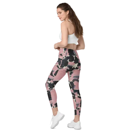 Blush Noir on a Leggings with Pockets