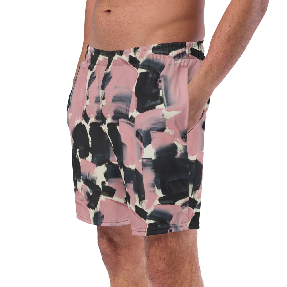 Blush Noir on Swim Trunks — Left Front