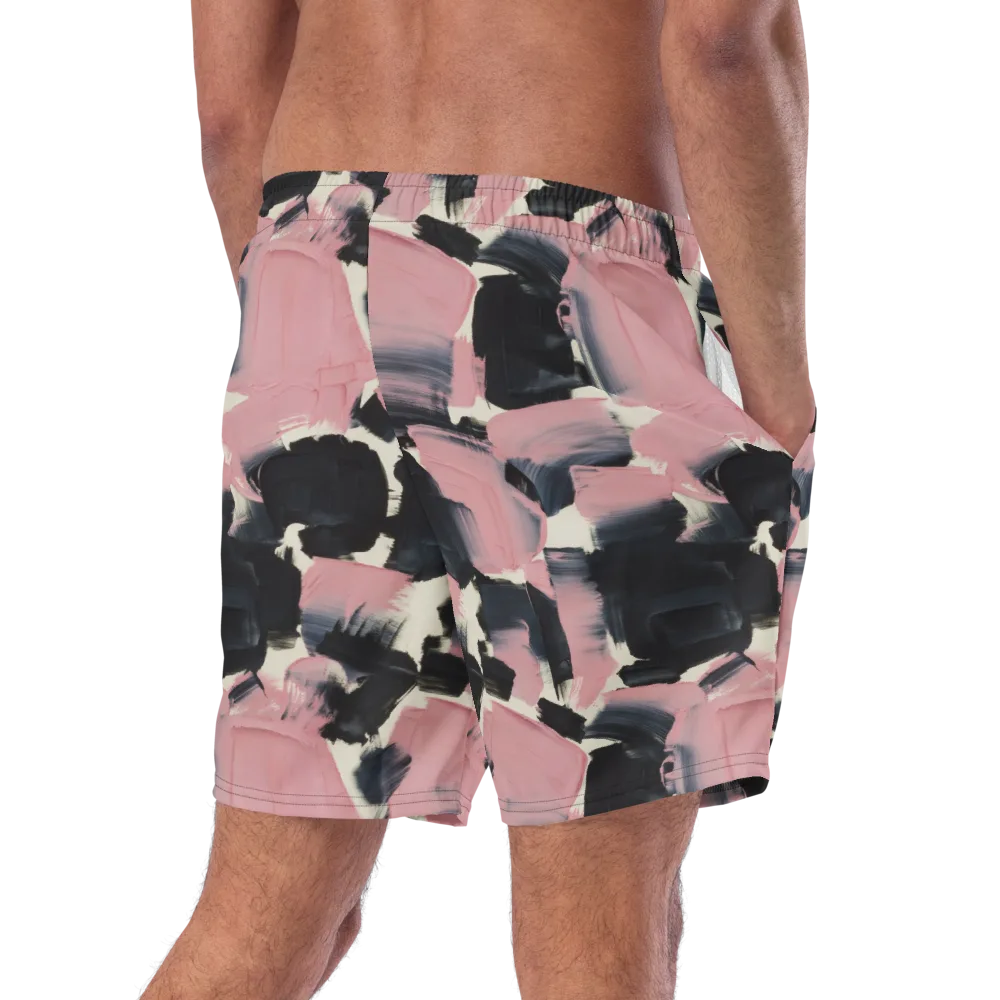Blush Noir on Swim Trunks — Right Back