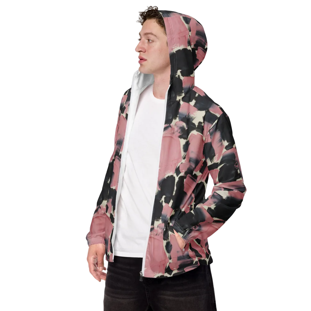 Blush Noir on Men's Windbreaker — Left Front