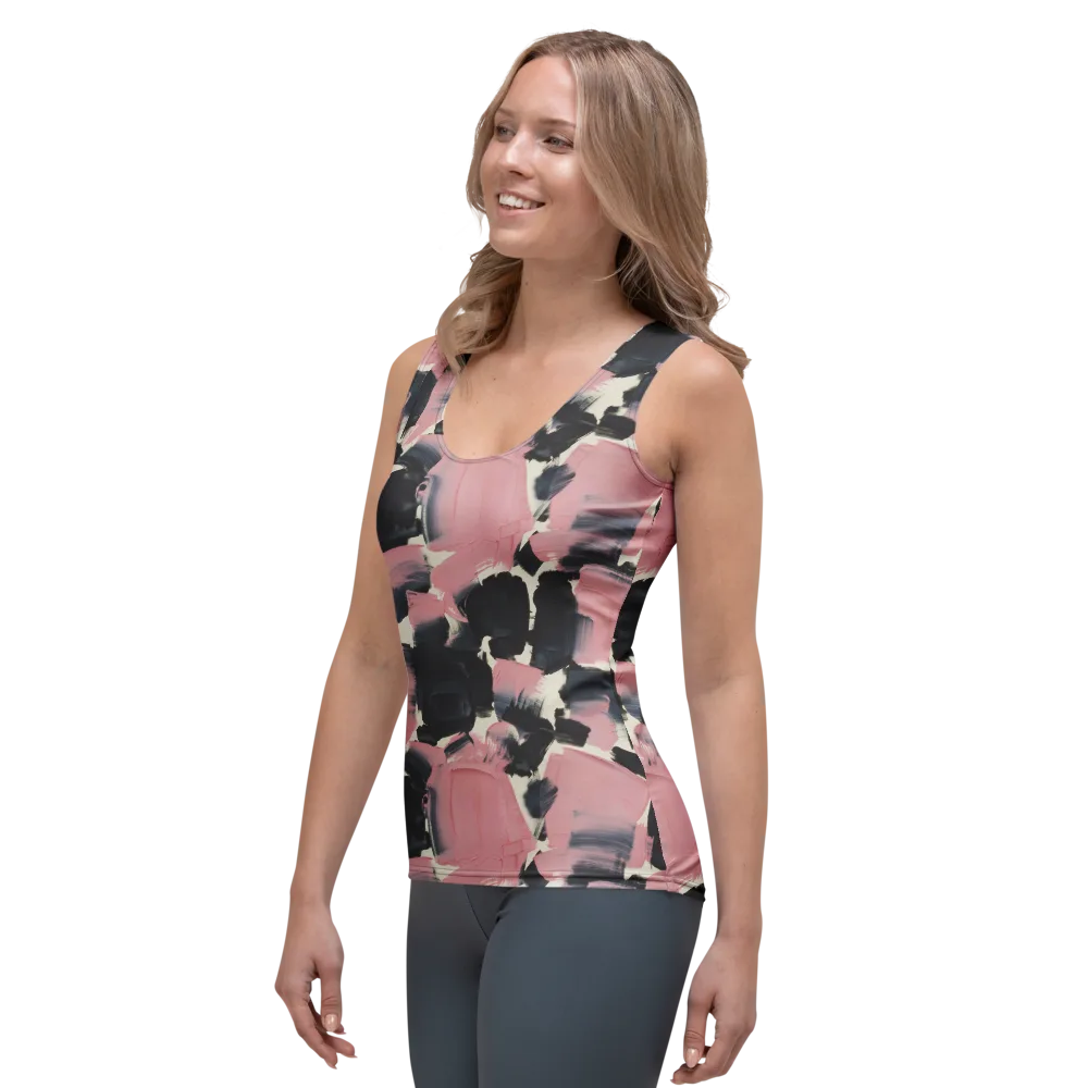 Blush Noir on Women's Tank Top — Left Front