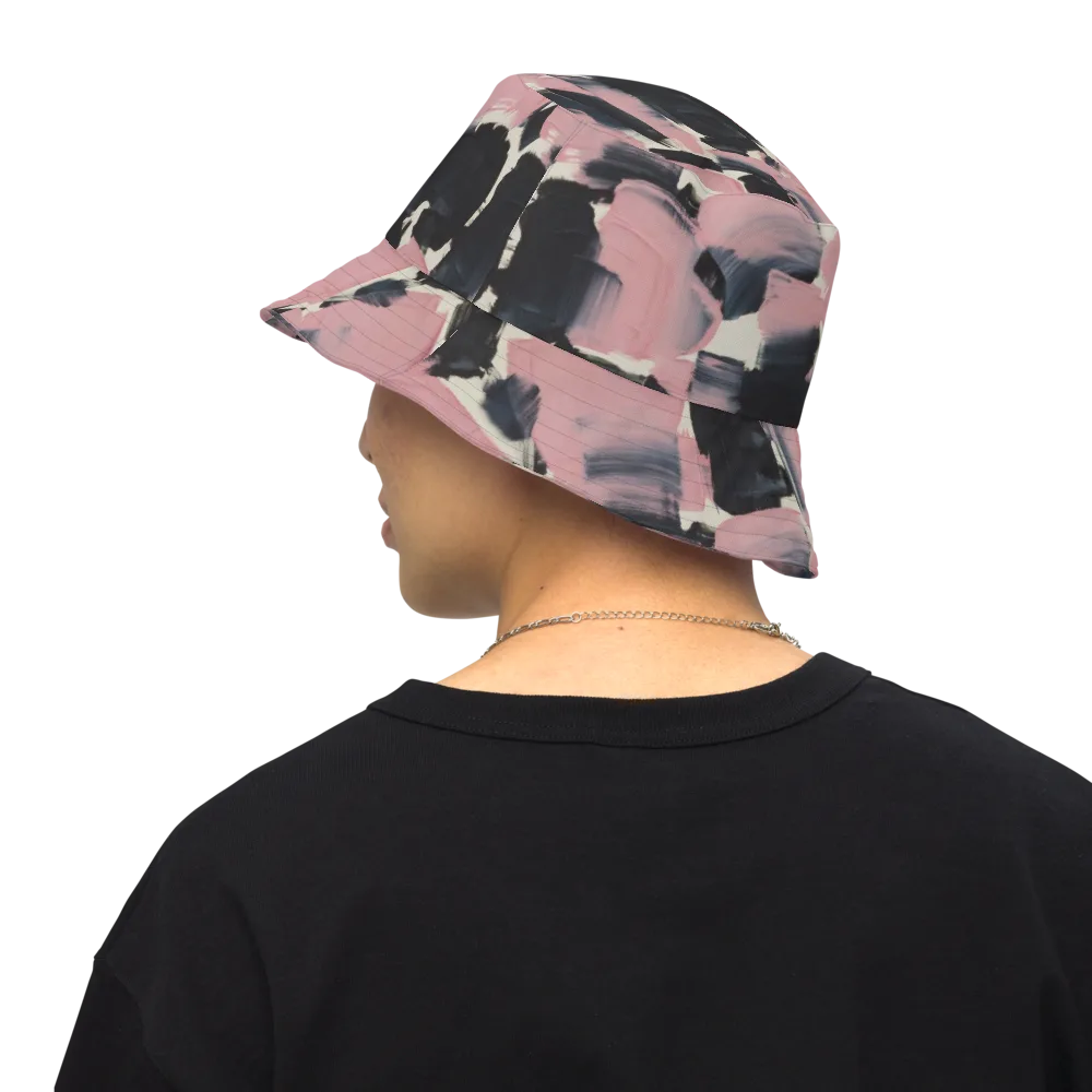 Blush Noir on Reversible Bucket Hat — Back Inside