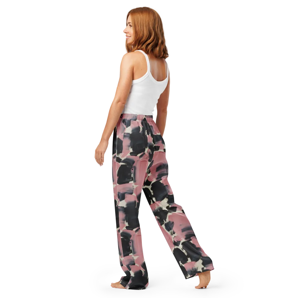 Blush Noir on Women's Pajama Pants — Back