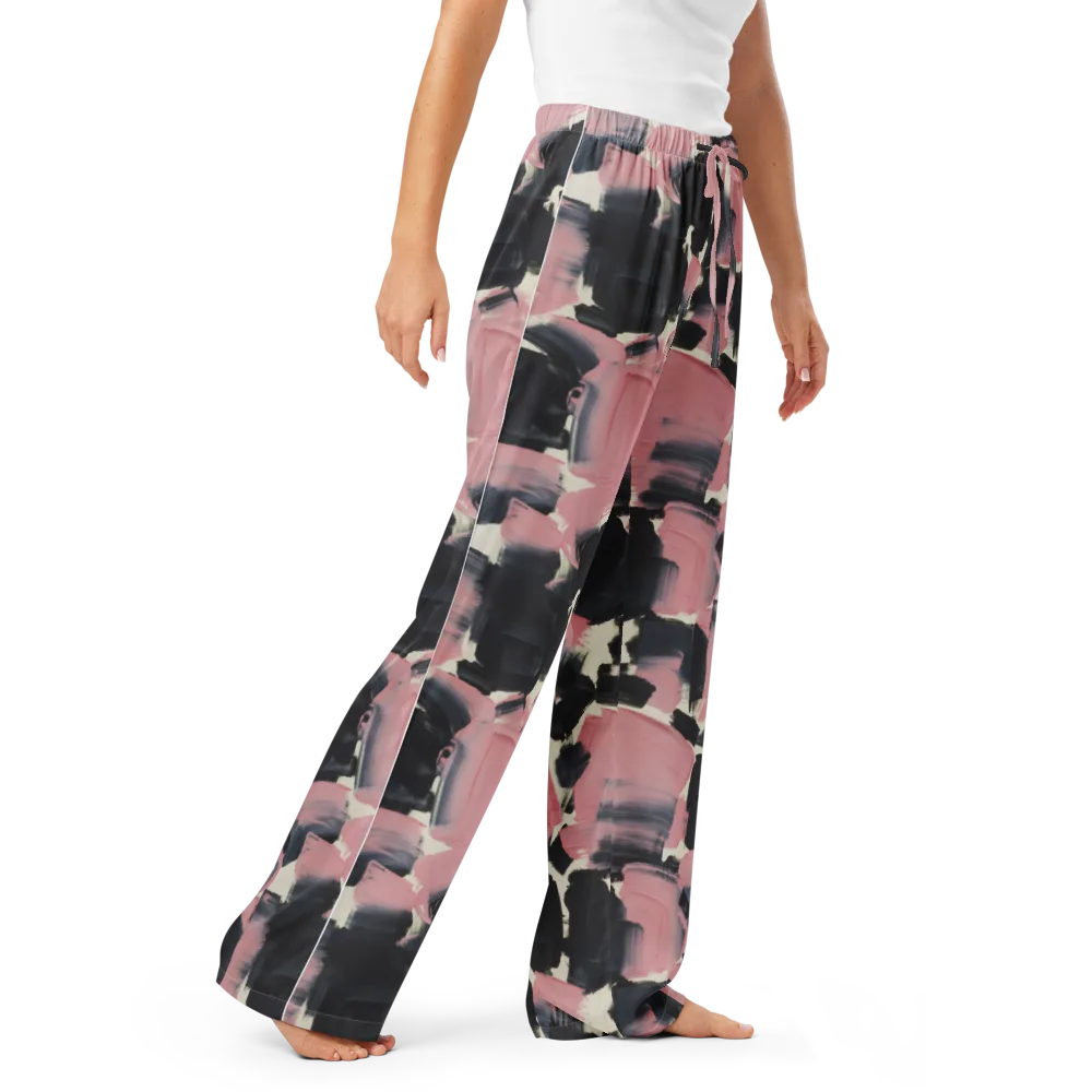 Blush Noir on Women's Pajama Pants — Right Front