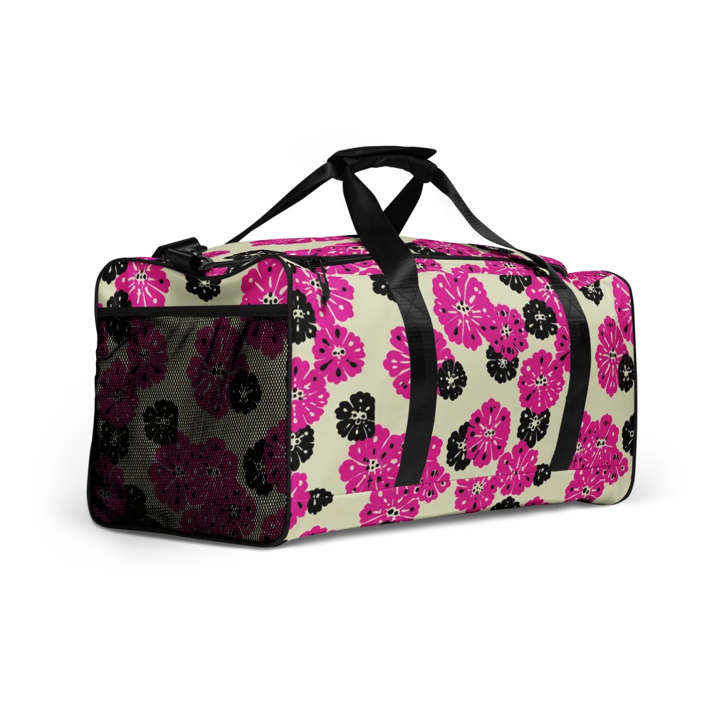 Fuchsia Static on Duffle Bag — Right Front