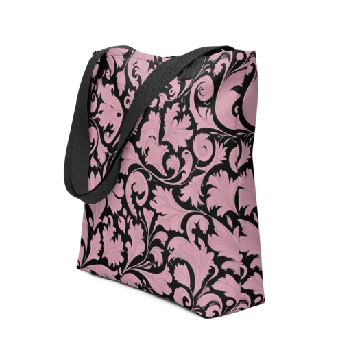 Pink Baroque on a Tote Bag