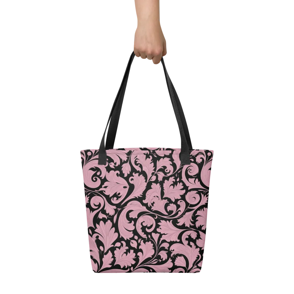 Pink Baroque on Tote Bag — Front