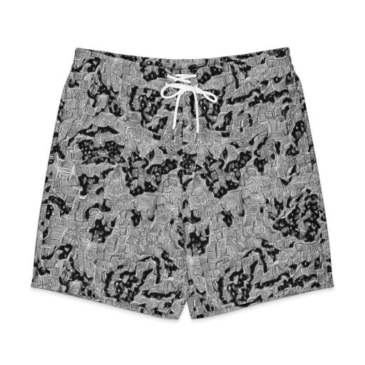 Nocturnal Whispers on a Men's Board Shorts