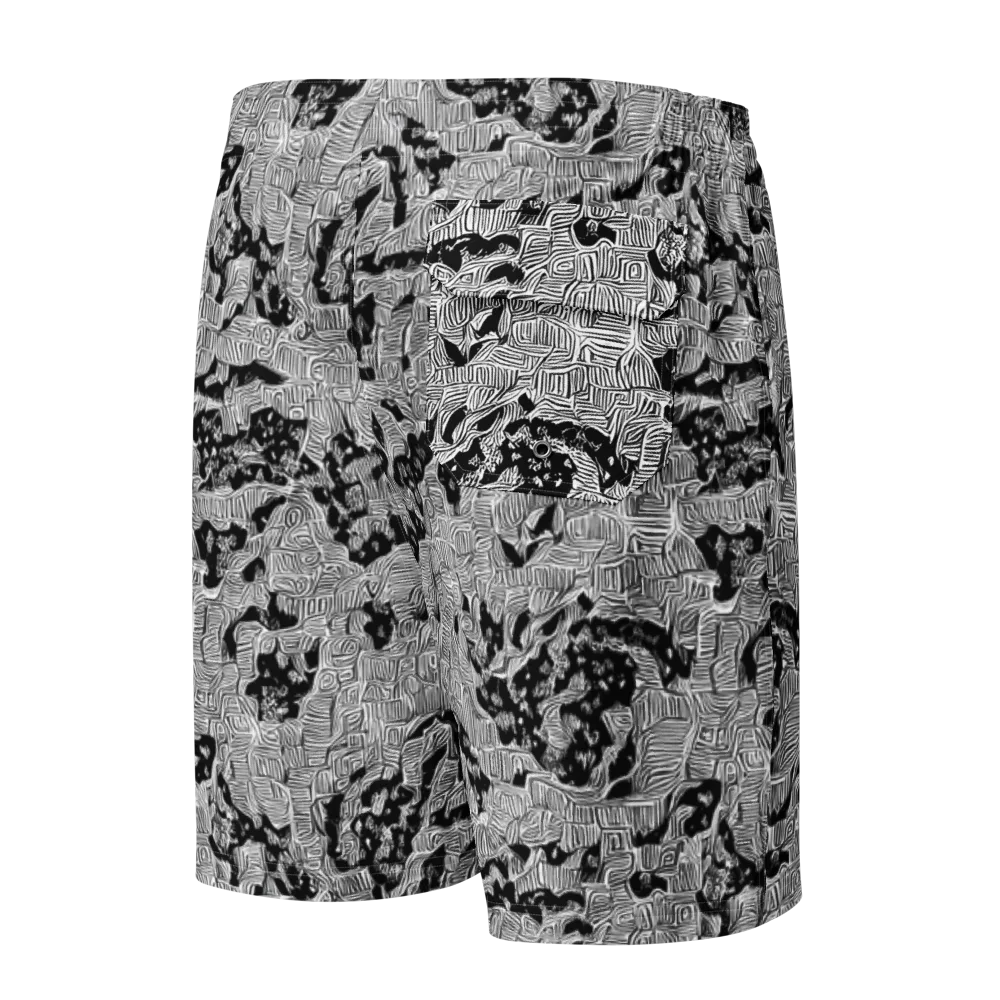 Nocturnal Whispers on Men's Board Shorts — Back