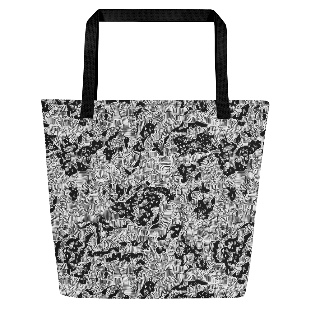 Nocturnal Whispers on Large Tote Bag W/ Pocket — Front